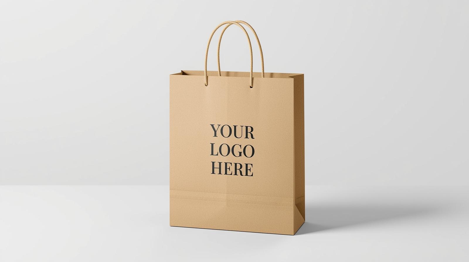 Custom Brown Paper Bags - Image 1
